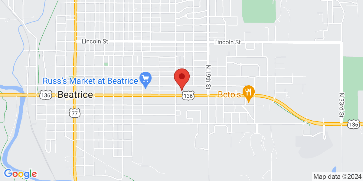 Map of Beatrice Public Library